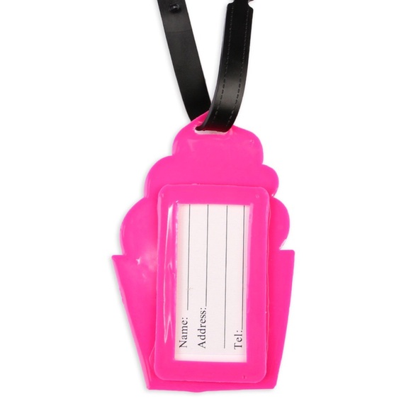 SET of 2 pink luggage tags. Cute & Sassy! - Picture 7 of 7